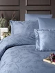 Двуспальный Евро комплект First Choice Stesha Dasty Blue Жаккард 200х220 см наволочки 2 x 50х70 см, 2 x 70х70 см - изображение 2