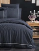 Двуспальный Евро комплект First Choice Alisa Denim Ранфорс Премиум 200х220 см наволочки 4 x 50х70 см - изображение 2