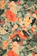 Коттон-вискоза красные цветы 130г/м2 145см 1пог.м - изображение 2