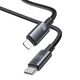 Кабель Usams US-SJ679 Type-C To Lightning 30W Aluminum Alloy Fast Charging & Data Cable -Sufeng Series tarnish 0.25m SJ679USB01 - изображение 4
