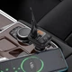 Адаптер автомобільний BOROFONE BC41 Eminency QC3.0 Car BT FM transmitter 18W Black - зображення 6