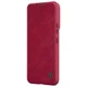 Кожаный чехол-книжка Nillkin Qin Pro Camshield для Samsung Galaxy S22+ Красный - изображение 4