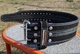 Пояс для пауерліфтингу Power System PS-3800 PowerLifting шкіряний Black/Grey Line M - изображение 10
