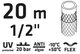 Wąż ogrodowy Verto Economic 20 m 1/2" 15G800 (5902062039309) - obraz 4