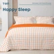 Комплект постільної білизни ТЕП "Happy Sleep" TERRACOTTA Check Євро 200 x 220 см наволочки 2 х 50х70 см - зображення 1