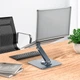 Підставка для ноутбука та MacBook Hoco PH52 Plus Might rotating desktop stand Grey - изображение 7