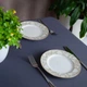 Скатерть водоотталкивающая ТЕП Aquastop Dark Gray С-04223-30308 120х150 см темно-серая - изображение 4