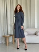 Платье в рубчик длинное осеннее женское Merlini Донато 700001390 2XL-3XL Серое (700001390_3) - изображение 8
