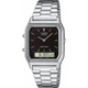 Часы Casio AQ-230A-1DMQYES в черном цвете с серебристым элементом. - изображение 1