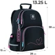 Шкільний рюкзак Kite Education Heart 13,25 л чорний K24-702M-1 (LED) - зображення 3