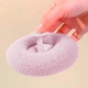 Массажная мочалка для тела губка с присоской для душа BRS Pink - изображение 3