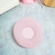 Массажная мочалка для тела губка с присоской для душа BRS Pink - изображение 4
