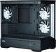 Корпус Zalman P30 black, без БЖ, 1xUSB3.0, 1хUSB Type-C, 3x120мм ARGB, VGA 420мм, LCS ready, TG Front/Side Panel, mATX, чорний (P30BLACK) Без БП - изображение 4