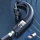Беспроводная Bluetooth гарнитура F19 TWS с наушным креплением, 350 мАч, черная (87344006) - изображение 2