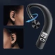 Беспроводная Bluetooth гарнитура F19 TWS с наушным креплением, 350 мАч, черная (87344006) - изображение 5