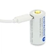 Акумулятор 16340/CR123 Li-Ion everActive EV16340-6530M, 3.0V, 650mAh, microUSB, 1A, White, Blister - зображення 4