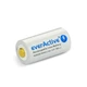 Акумулятор 16340/CR123 Li-Ion everActive EV16340-6530M, 3.0V, 650mAh, microUSB, 1A, White, Blister - зображення 6
