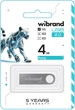 Флеш-накопитель моноблок Flash Wibrand WI2.0/PU4U1S USB 2.0 Puma 4Gb Silver - изображение 3
