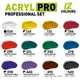 Фарба акрилова художня Професійний ACRYL PRO ART Kompozit 12*75 мл (набір 12 кольор.) - зображення 2