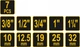 Набор Клуппов Для Нарезки Резьбы 3/8"-5/4" - 7 шт VOREL (55820) - изображение 3