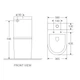 Унитаз-компакт Mixxus Premium Ellipse-0401-T1 630x390x840mm система смыва TORNADO 1.0 (MP6467) - изображение 2