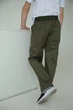 Брюки на резинке джинсовые для мальчика 140 см хаки SmileTime Fashion (SK31-02) - изображение 2