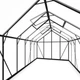 Теплица из поликарбоната с окнами Cultivo Gramen 244x370 см Focus Garden Черная - изображение 14