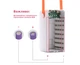 Корпус Multi-Повербанк S28, под элементы 18650 до 28 шт, 22.5W, с фонарём, белый - изображение 4