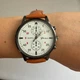 Часы наручные мужские Luxury Mens классические круглые кварцевые на экокожаном ремешке - изображение 5