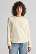 Жіночий білий світшот REG TONAL SHIELD C-NECK Gant M 4200663 - изображение 1