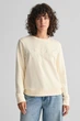 Жіночий білий світшот REG TONAL SHIELD C-NECK Gant S 4200663 - изображение 1