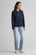 Жіночий темно-синій світшот REG TONAL SHIELD C-NECK Gant XS 4200663 - зображення 2