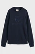 Жіночий темно-синій світшот REG TONAL SHIELD C-NECK Gant XS 4200663 - зображення 5