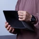 Кожаный чехол для MacBook Air 13" 2018-2025 INCARNE Gamma Plus Серый - изображение 3