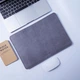Кожаный чехол для MacBook Air 13" 2018-2025 INCARNE Gamma Plus Серый - изображение 6