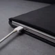Кожаный чехол для MacBook Air 13" 2018-2025 INCARNE Free Port Plus Черный - изображение 7