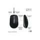 Мышка Logitech MX Anywhere 3S для MAC Wireless Space Grey (910-006947) - изображение 11