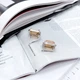 Срібні сережки з блакитним кварцом 18.54ct. - зображення 5
