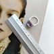 Срібна каблучка з натуральним аметистом 14.208ct, вага виробу 7,5 гр (2163664) - зображення 4