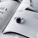 Срібна каблучка з натуральним сапфіром 8.087ct, вага виробу 4,82 гр (2157809) - зображення 2