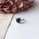 Срібна каблучка з натуральним сапфіром 8.087ct, вага виробу 4,82 гр (2157809) - зображення 7