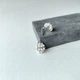 Серебряные серьги с натуральным жемчугом, фианитами (2162926) - изображение 3