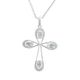 Серебряное колье с натуральным топазом 1.099ct, вес изделия 3,87 гр (2167617) - изображение 2