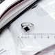 Серебряное кольцо с натуральным сапфиром 2.13ct, фианитами, вес изделия 3,18 гр (2162612) - изображение 4