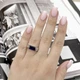 Срібна каблучка з натуральним сапфіром 3.392ct, вага виробу 5,74 гр (2162520) - зображення 5