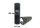 Массажный ролик EasyFit Grid Roller 45 см v.2.1 Черный - изображение 1
