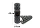 Массажный ролик EasyFit Grid Roller PRO 45 см Черный - изображение 1