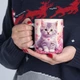 Керамическая чашка с дизайном "Котик" - 3 - изображение 5