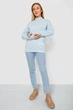 Светр AGER L-XL Світло-блакитний 244R0390 - зображення 2