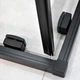 Комплект: Душова кабіна DUSEL DSL194B Black matt 1000*1000, скло прозоре+ Душова система з термостатом DUSEL CENTRO - зображення 13
